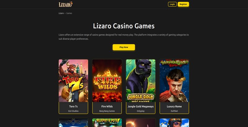 Lizaro casino in United Kingdom
